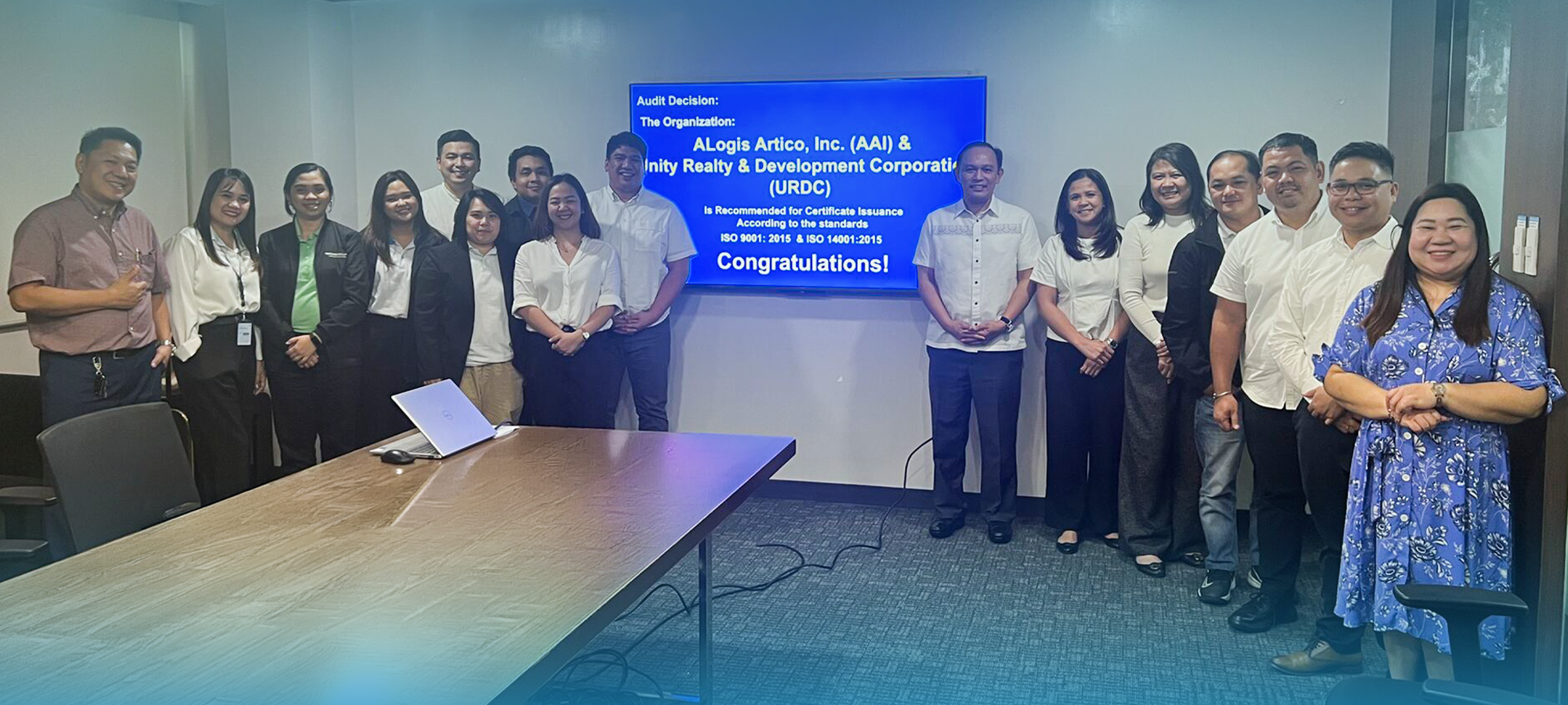 Artico Cold Chain ISO Certification